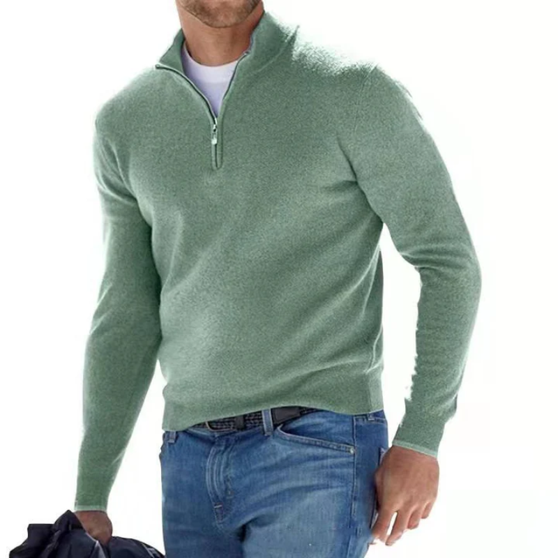 herren-v-ausschnitt-reissverschluss-pullover-sweater