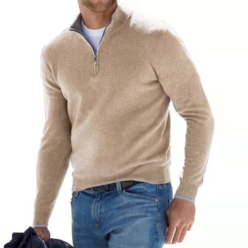 herren-v-ausschnitt-reissverschluss-pullover-sweater
