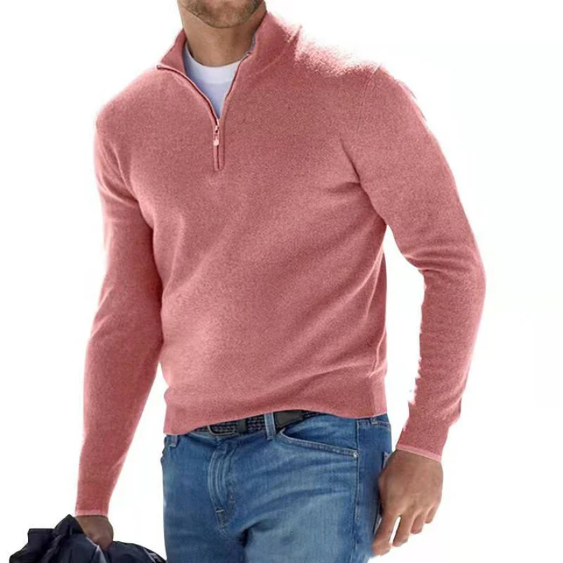 herren-v-ausschnitt-reissverschluss-pullover-sweater
