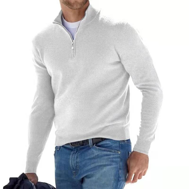 herren-v-ausschnitt-reissverschluss-pullover-sweater