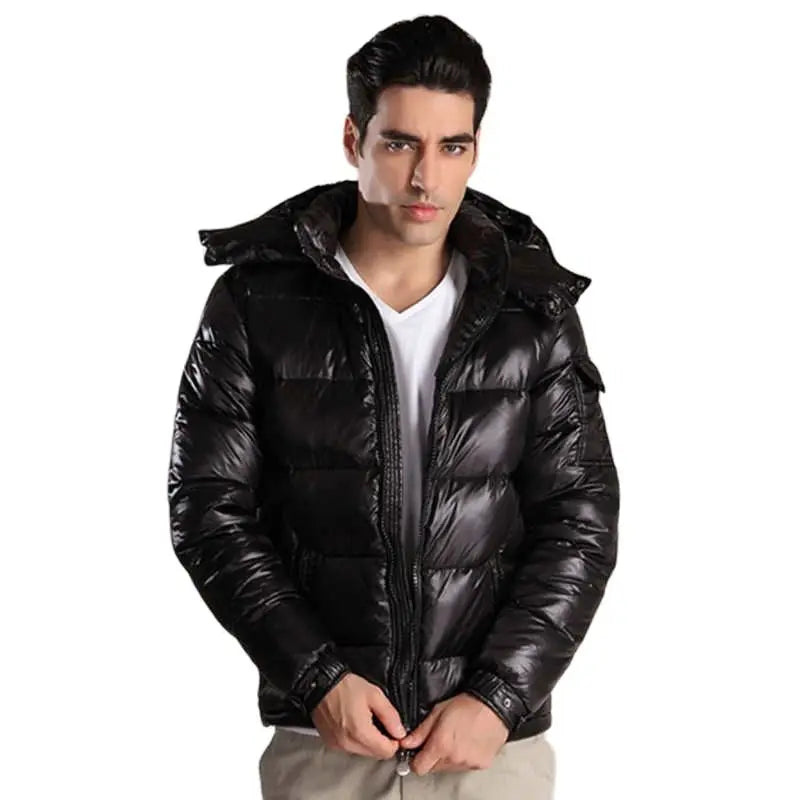 herren-warme-daunenjacke-steppjacke-mit Kapuze